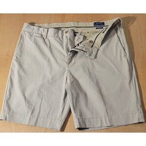 Polo Ralph Lauren Men’s Straight Fit Cotton Chino Shorts - Size 38  Tan